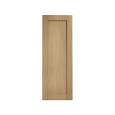 Halesworth Oak 500mm x 1400mm Tall Larder Door Shown from the Front as a Single Door