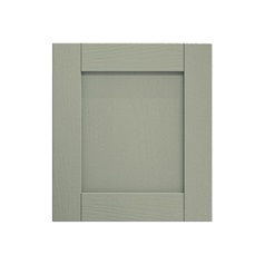 Halesworth Reed Green 500mm x 557mm Door Front Shown from the Front
