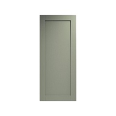 Halesworth Reed Green 600mm x 1400mm Appliance Door Shown Closed from the Front as a Single Door