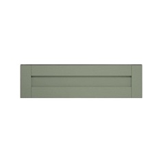 Halesworth Reed Green 1000mm x 275mm Appliance Drawer Shown Closed from the Front as a Single Drawer