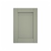 Halesworth Reed Green 500mm x 720mm Full Height Door Shown Closed from the Front