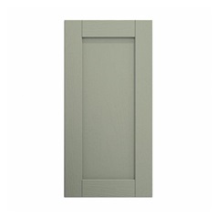 Halesworth Reed Green 450mm x 900mm Tall Door Front Shown Closed from the Front as a Single Door