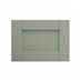 Halesworth Reed Green 500mm x 360mm Bridging Unit Door Shown Closed from the Front