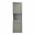 Halesworth Reed Green 600mm x 733mm Appliance Door Shown Closed from the Front as Part of an Appliance Tower Unit