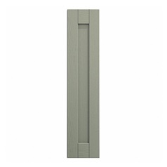Halesworth Reed Green 200mm x 900mm Tall Door Shown Closed from the Front