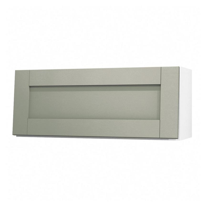 Halesworth Reed Green 900mm x 360mm Bridging Unit Door Shown Open at an Angle