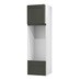 Halesworth Ash Green 600 Tall 570 Appliance Tower Door CAD Cut Out Angled Open Unit