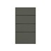 Halesworth Ash Green 400 Drawer Front CAD Cut Out Front Unit