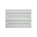 Bridgemere Dove Grey 1000 Fridge Freezer Wall Door