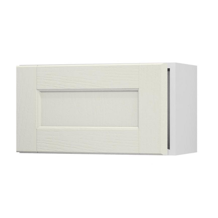 Bridgemere Linen 600mm x 326mm Integrated Microwave Top Box Door Shown Open at an Angle