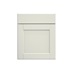 Bridgemere Linen 600mm x 557mm Door Front Shown Closed from the Front as Part of a Door and Drawer Unit