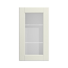 Bridgemere Linen 500mm x 900mm Tall Clear Glass Door Shown Closed from the Front