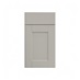 Bridgemere Pebble 400mm x 557mm Door Front Shown Closed from the Front as Part of a Door and Drawer Unit