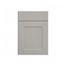 Bridgemere Pebble 500mm x 557mm Door Front Shown Closed from the Front as Part of a Door and Drawer Unit