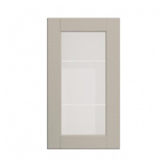 Bridgemere Pebble 500mm x 900mm Tall Clear Glass Door Shown Closed from the Front
