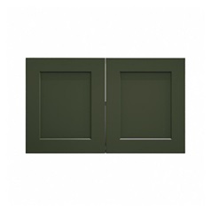 Frome Ash Green 800 Double Belfast Sink Door (Pair) CAD Cut Out Primary