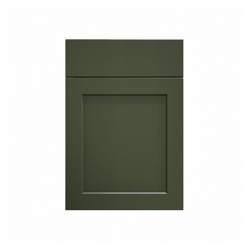 Frome Ash Green 500 Standard Door CAD Cut Out Front Unit