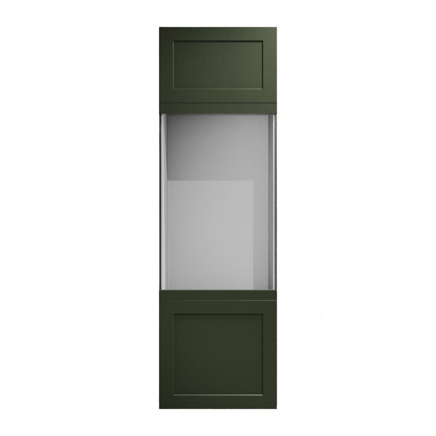 Frome Ash Green 600 Appliance Tower 600 Door CAD Cut Out Front Unit