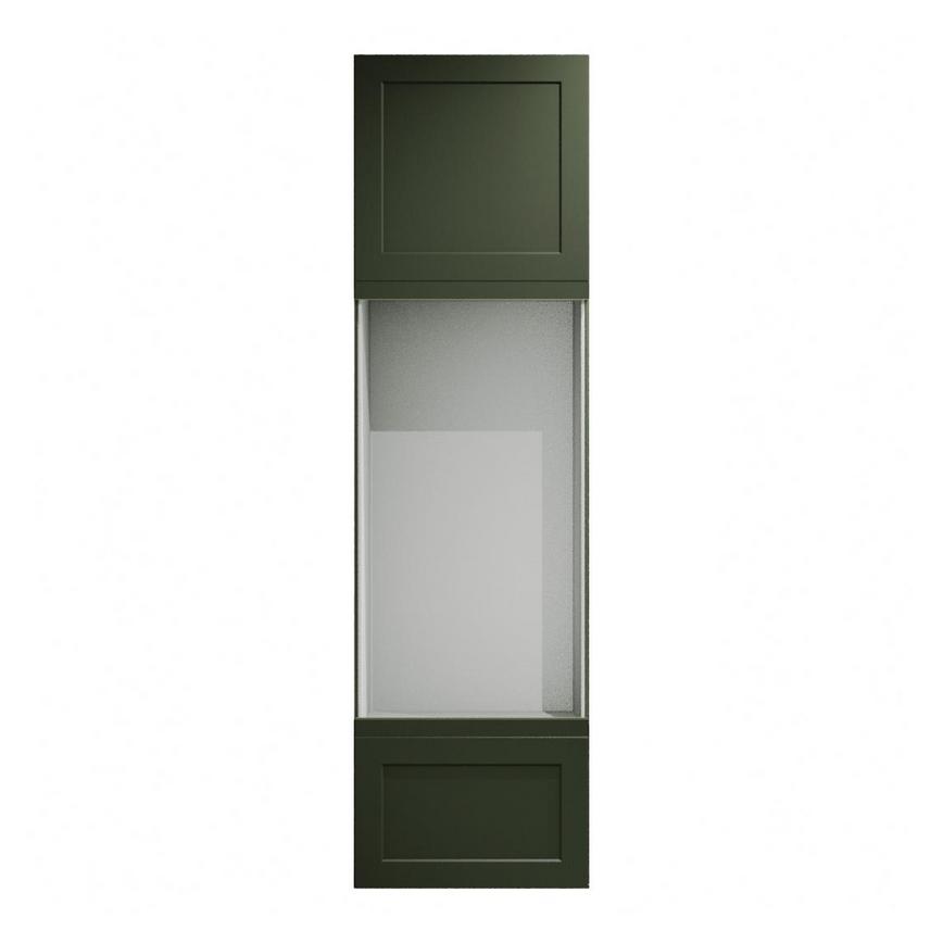 Frome Ash Green 600 Tall 570 Appliance Tower Door CAD Cut Out Front Unit