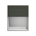 Frome Ash Green 600 Integrated Microwave Topbox Door CAD Cut Out Front Unit