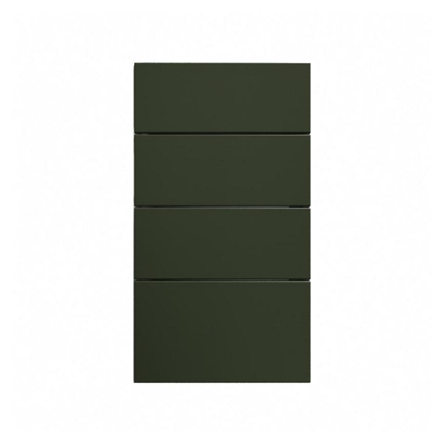 Frome Ash Green 400 Deep Drawer Front CAD Cut Out Front Unit