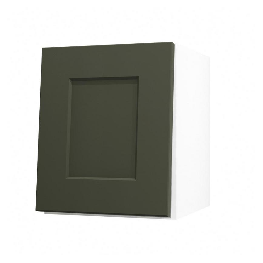 Frome Ash Green 300 Half Height Door CAD Cut Out Angled Open Unit