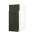 Frome Ash Green 300 Standard Door CAD Cut Out Angled Open Unit