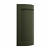 Frome Ash Green Curved Base Or Wall Door CAD Cut Out Angled Open Unit