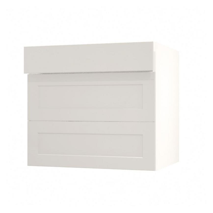Frome Porcelain 800 Drawer Front CAD Cut Out Angled Open Unit