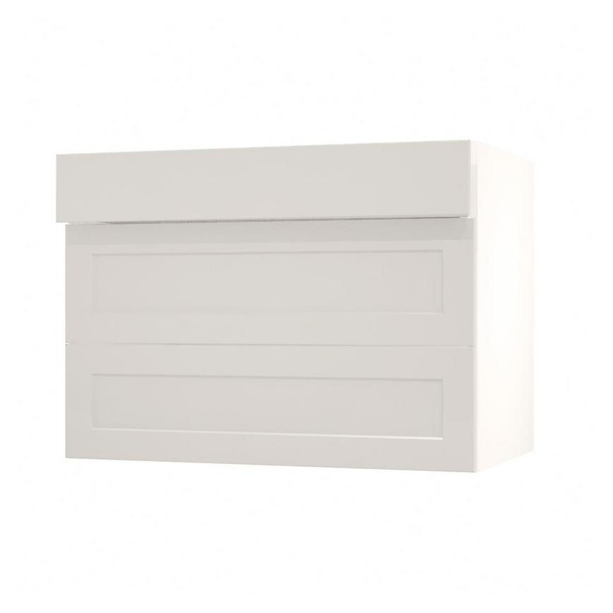 Frome Porcelain 1000 Drawer Front CAD Cut Out Angled Open Unit