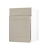 Frome Sandstone 500 Standard Door CAD Cut Out Angled Open Unit