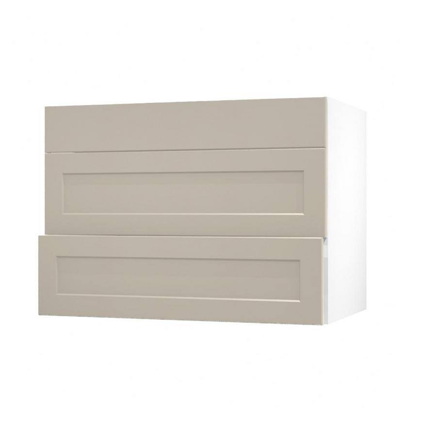 Frome Sandstone 1000 Pan Drawer Or Bridging Unit Door CAD Cut Out Angled Open Unit