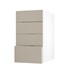Frome Sandstone 400 Deep Drawer Front CAD Cut Out Angled Open Unit