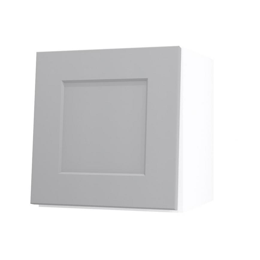 Frome Dove Grey 350 Half Height Door CAD Cut Out Angled Open Unit