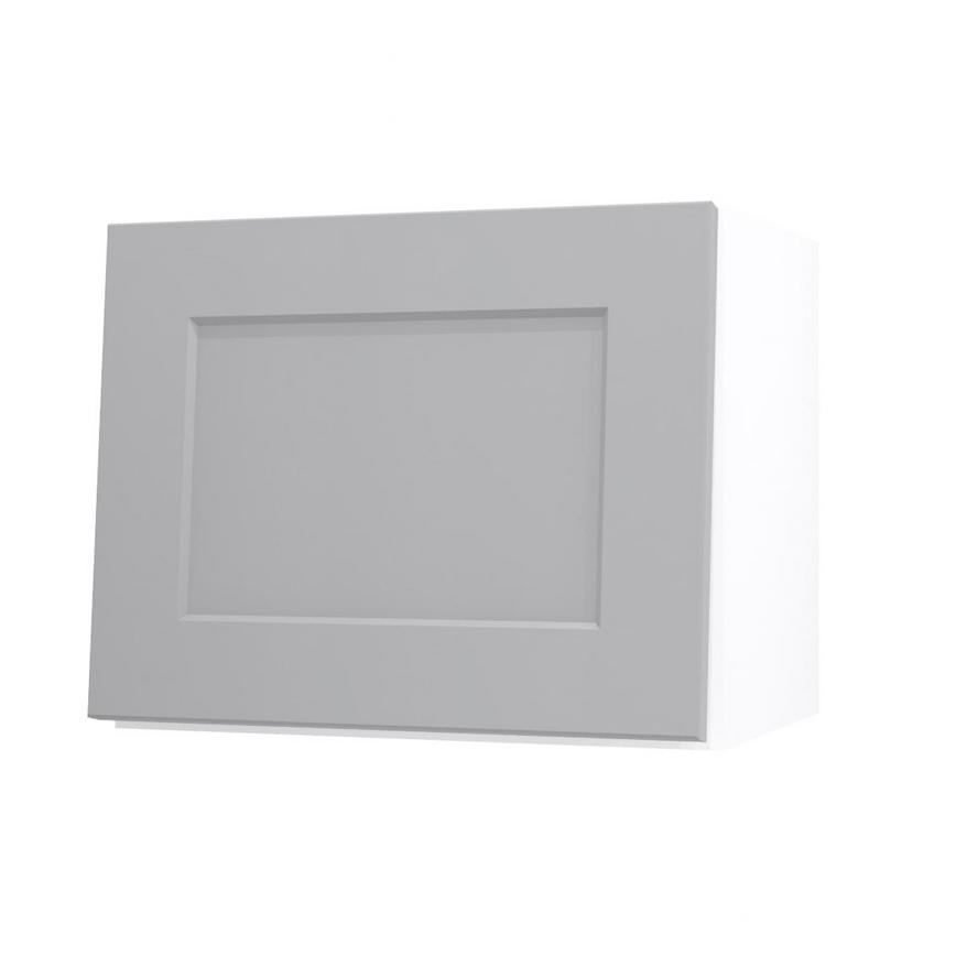 Frome Dove Grey 450 Half Height Door CAD Cut Out Angled Open Unit