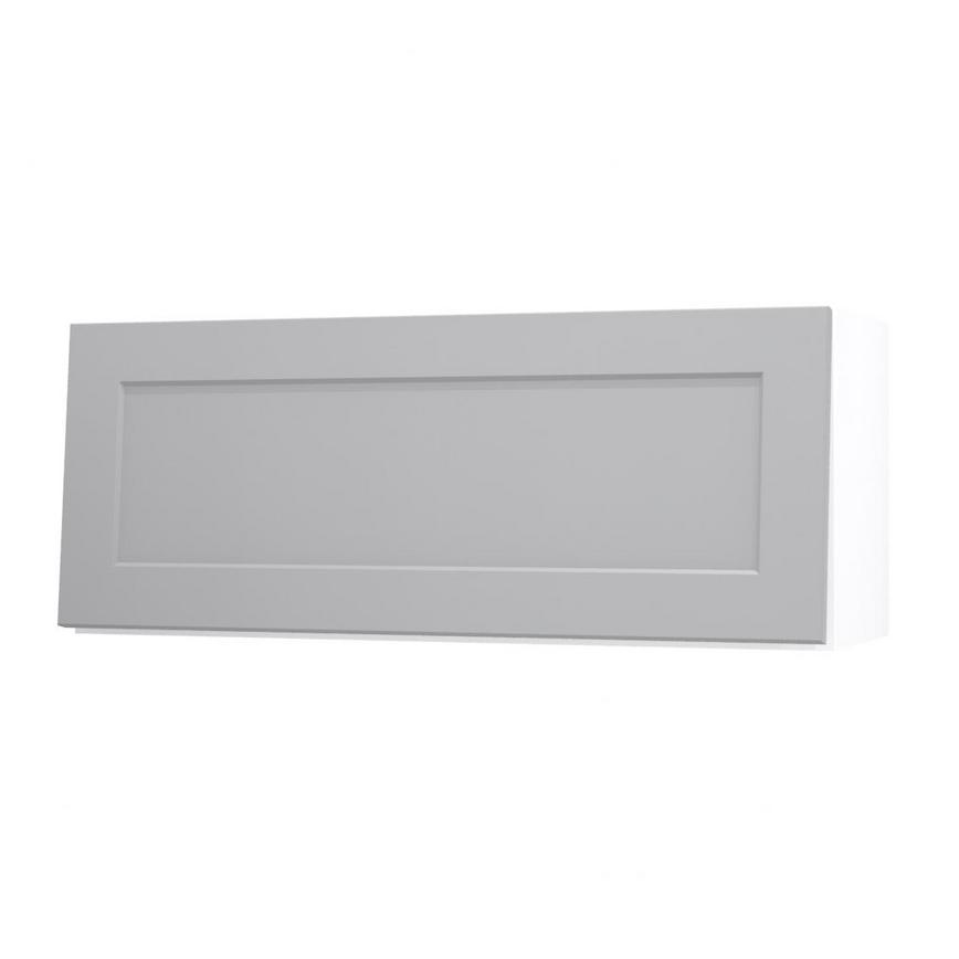 Frome Dove Grey 900 Half Height Door CAD Cut Out Angled Open Unit