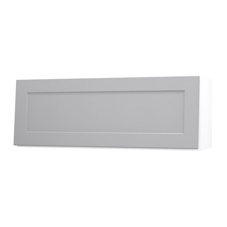 Frome Dove Grey 1000 Half Height Door CAD Cut Out Angled Open Unit