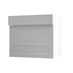 Frome Dove Grey 800 Drawer Front CAD Cut Out Angled Open Unit