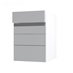 Frome Dove Grey 500 Drawer Front CAD Cut Out Angled Open Unit