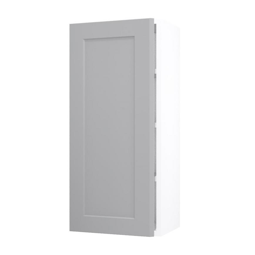 Frome Dove Grey 400 Tall Door CAD Cut Out Angled Open Unit