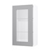 Frome Dove Grey 500 Tall 896 Glass Door CAD Cut Out Angled Open Unit