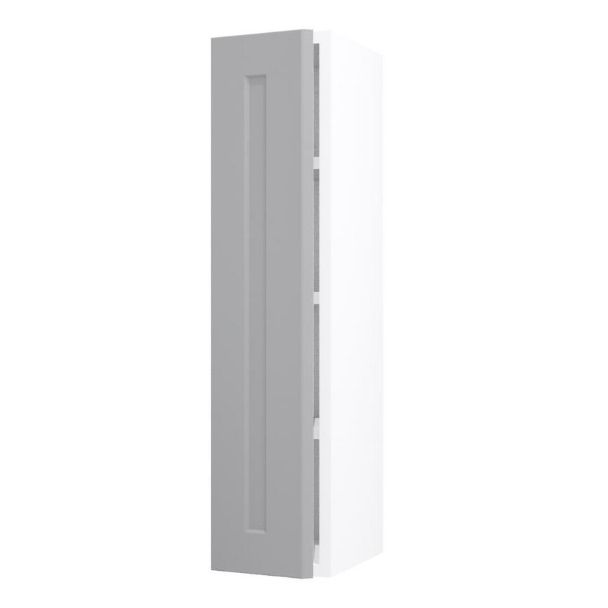 Frome Dove Grey 200 Tall Door CAD Cut Out Angled Open Unit