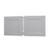 Frome Dove Grey 1000 Tall Bridging Unit Doors (Pair) CAD Cut Out Angled Open Unit
