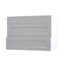 Frome Dove Grey 1000 Pan Drawer Or Bridging Unit Door CAD Cut Out Angled Open Unit
