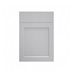 Frome Dove Grey 500 Standard Door CAD Cut Out Front Unit
