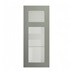 Frome Reed Green 500 Panelled Glass Dresser Door CAD Cut Out Primary