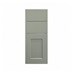 Frome Reed Green 300 Drawer Front CAD Cut Out Front Unit