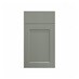 Frome Reed Green 400 Standard Door CAD Cut Out Front Unit