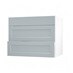 Frome Matt Mist 900 Pan Drawer Front CAD Cut Out Angled Open Unit