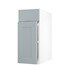 Frome Matt Mist 300 Standard Door CAD Cut Out Angled Open Unit